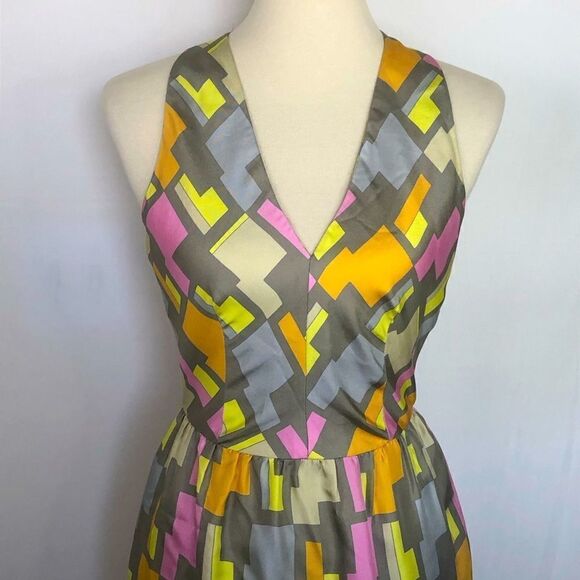 MILLY of NEW YORK CAMILLA HALTER DRESS 100… - Picture 4 of 14